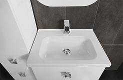 Водолей Мебель для ванной "Арнелла 60" белая – фотография-7